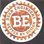 beer coaster from Below The Radar Brewhouse ( AL-BEEG-1 )