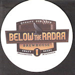 beer coaster from Bienville Brewery ( AL-BELW-1 )