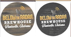 beer coaster from Bienville Brewery ( AL-BELW-3 )