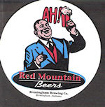 beer coaster from Birmingham District Brewing Co ( AL-BIR-1A )