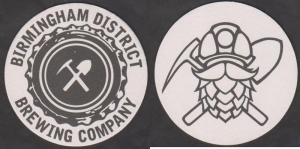 beer coaster from Black Warrior Brewing Co. ( AL-BIRM-2 )