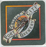 beer coaster from Railyard Brewing Co. ( AL-PORT-1 )