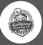 beer coaster from Red Clay Brewing Co. ( AL-RAIL-1 )