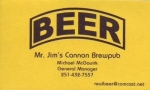 beer business card and similar from New Realm Brewing Co. - Auburn ( AL-MRJI-BIZ-1 )