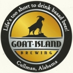 beer sticker from Good People Brewing ( AL-GOAT-STI-1 )