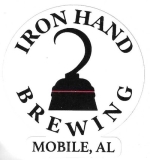 beer sticker from Little Star Brewing ( AL-IRON-STI-1 )