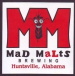 beer sticker from Magic City Brewery ( AL-MADM-STI-1 )