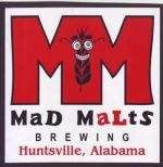 beer sticker from Magic City Brewery ( AL-MADM-STI-2 )