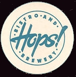 beer coaster from Huss Brewing Co. ( AZ-HOPS-8 )