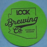 beer coaster from Lumberyard Brewing Co.  ( AZ-LOOK-1 )