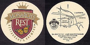 beer coaster from Mother Bunch Brewing Co. ( AZ-MONR-1 )