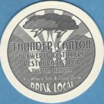 beer coaster from Tirrito Farm, The Brewery at ( AZ-THUN-5 )