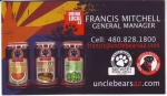 beer business card and similar from Unlikely Cowboy Brewery ( AZ-UNBR-BIZ-1 )