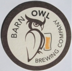 beer coaster from Barnside Brewing Co.  ( BC-BARN-3 )