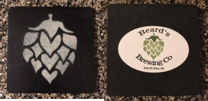 beer coaster from Beere Brewing Co. ( BC-BEAD-1 )
