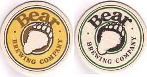 beer coaster from Beard’s Brewing Co. ( BC-BEAR-1 )