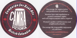 beer coaster from Cannery Brewing ( BC-CFRA-1 )