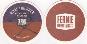 beer coaster from Fernie Brewing Co. Ltd.  ( BC-FERN-14 )