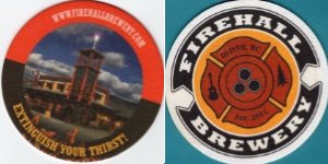 beer coaster from Fisher Peak Brewing ( BC-FIRE-2 )