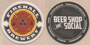 beer coaster from Fisher Peak Brewing ( BC-FIRE-3 )