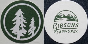 beer coaster from Gladstone Brewing Co. ( BC-GIBS-1 )