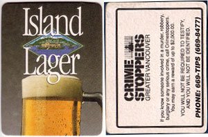 beer coaster from Granville Island Brewing ( BC-GRAN-27A )