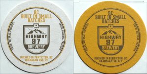 beer coaster from Hope Brewing ( BC-HI97-1 )