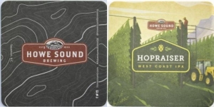 beer coaster from Hoyne Brewing ( BC-HOWE-14 )
