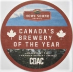 beer coaster from Hoyne Brewing ( BC-HOWE-16 )