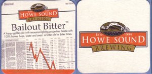 beer coaster from Hoyne Brewing ( BC-HOWE-5 )