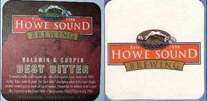 beer coaster from Hoyne Brewing ( BC-HOWE-6 )