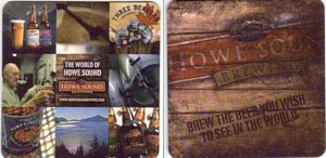 beer coaster from Hoyne Brewing ( BC-HOWE-7 )