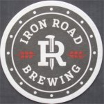 beer coaster from Island Pacific Brewing ( BC-IRON-1 )