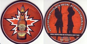 beer coaster from Kelowna Brewing Co.  ( BC-KAML-3 )