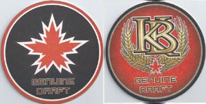 beer coaster from Kelowna Brewing Co.  ( BC-KAML-4 )