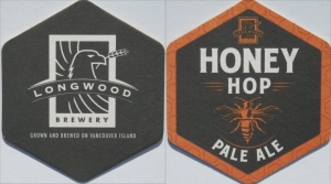 beer coaster from Longwood Brewpub ( BC-LONW-7 )