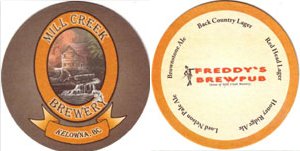 beer coaster from Millstream Beverage Company Ltd. ( BC-MILL-1 )