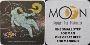 beer coaster from Mount Arrowsmith Brewing Co. ( BC-MOON-2 )