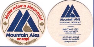 beer coaster from Mountainview Brewing Co. ( BC-MOUN-4 )