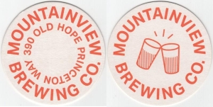 beer coaster from Mt. Begbie Brewing ( BC-MOUT-4 )
