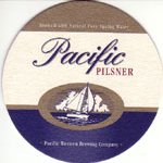 beer coaster from Pacific Western Brewing ( BC-PACI-21 )
