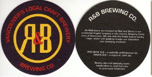 beer coaster from Rad Brewing Co. ( BC-RABB-2 )