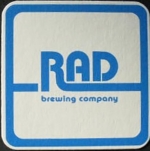 beer coaster from Railside Brewing Ltd. ( BC-RADB-1 )