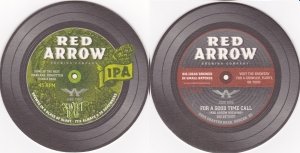 beer coaster from Red Bird Brewing Inc. ( BC-REDA-3 )