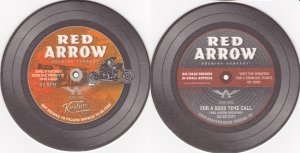 beer coaster from Red Bird Brewing Inc. ( BC-REDA-4 )
