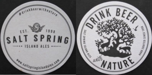 beer coaster from Shaftebury Brewing Co. ( BC-SALT-4 )