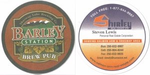 beer coaster from Silver Spring Brewery Ltd.  ( BC-SHUS-12 )
