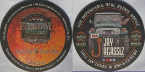 beer coaster from Silver Spring Brewery Ltd.  ( BC-SHUS-16 )
