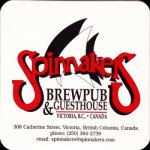 beer coaster from Stanley Park Brewery ( BC-SPIN-8 )
