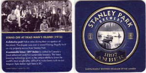 beer coaster from Steamworks Brewing Co. ( BC-STAN-2 )